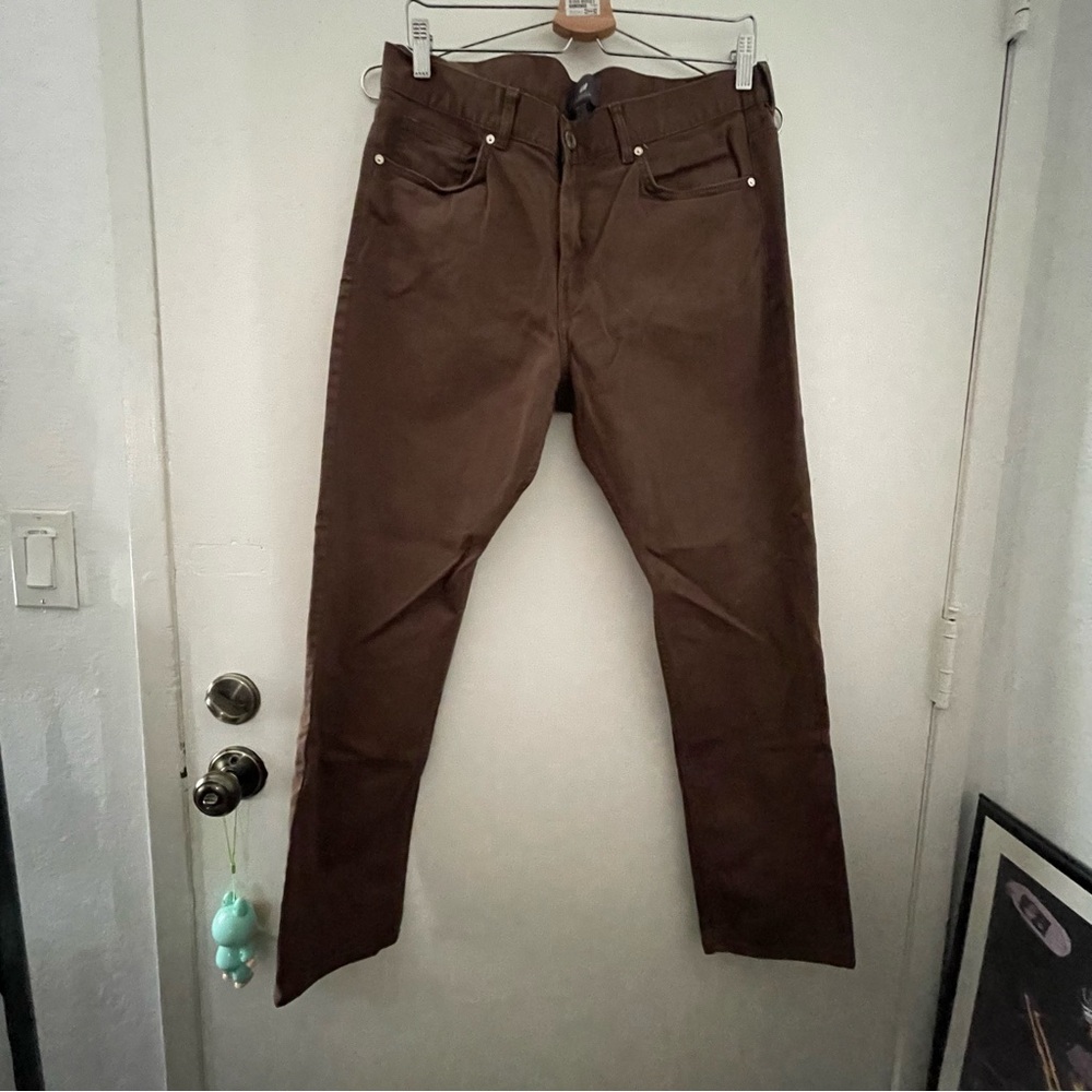 H&M Slim Fit Brown Trousers